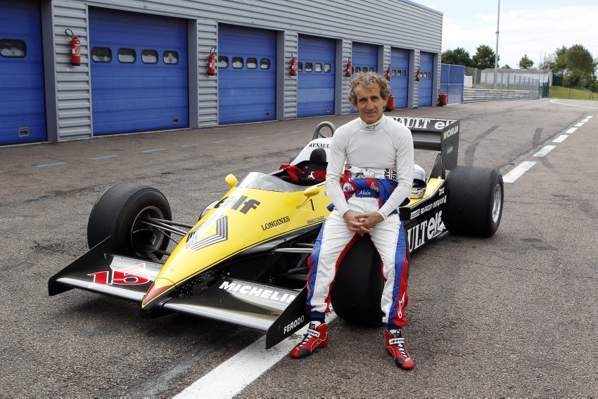 Renault F1 Alain-Prost-Dijon-COCKPIT-ASSIS-Bernard-Bakalian