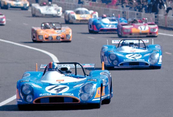 Rendez-vous le 25 mars 2016. 1ère manche championnat Proto Classic. MATRA-24-H-EURES-DU-MANS-1972-le-depart