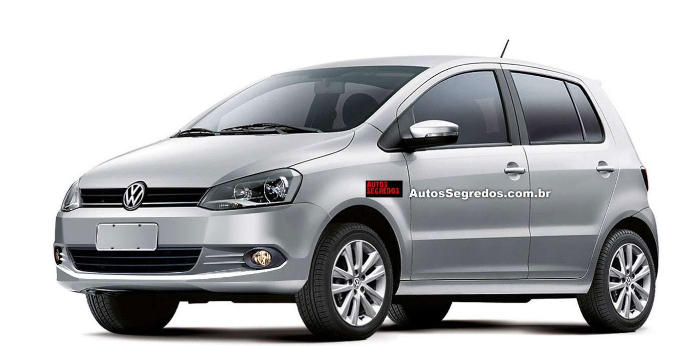 Projeção do Autossegredos para o Fox 2015 Frente_volkswagen_fox_2015