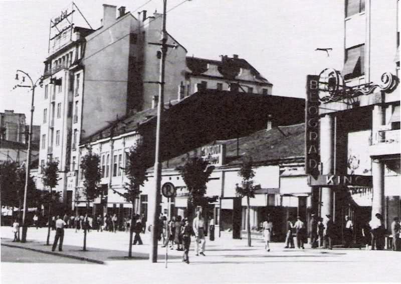 Veličanstvena i tužna istorija bioskopa u Beogradu Hotel-Kasina-Hotel-Paris-i-bioskop-Beograd-1949