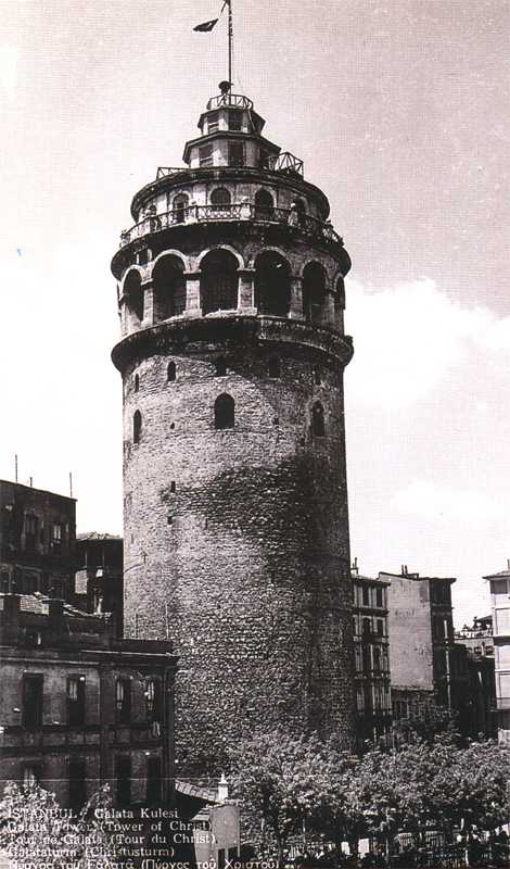 Mazideki stanbul Galatakulesi1935