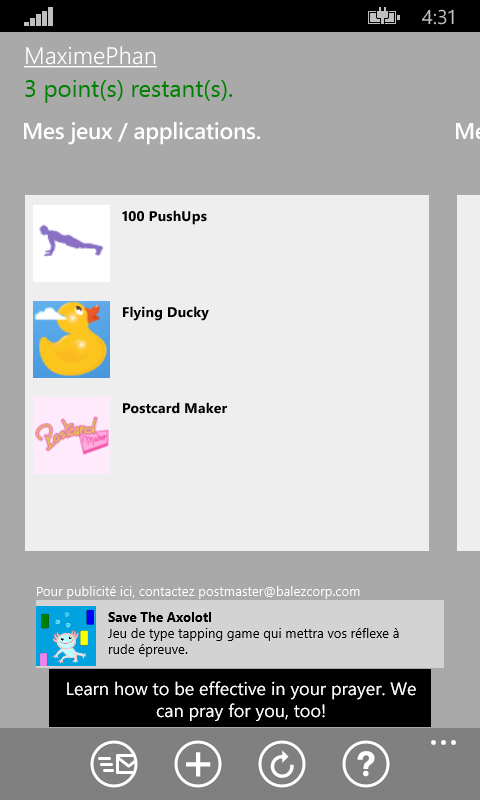 [APPS WINDOWSPHONE 8.1 - Exchange app reviews] Augmentez la visibilité de vos jeux et apps [Gratuit] 0