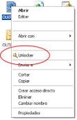 Borrar archivos. Unlocker-contextual