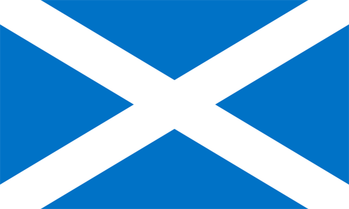 ya he vuelto de las tierras de los zeltas Bandera-escocia