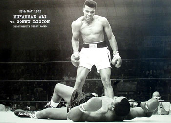 Historical sports photography Clay-liston