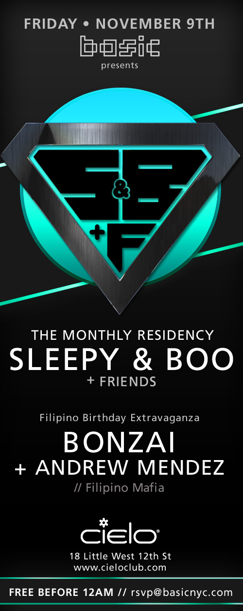 11/9/12 Basic - SLEEPY & BOO + Friends @ Cielo - Free Cielo110912