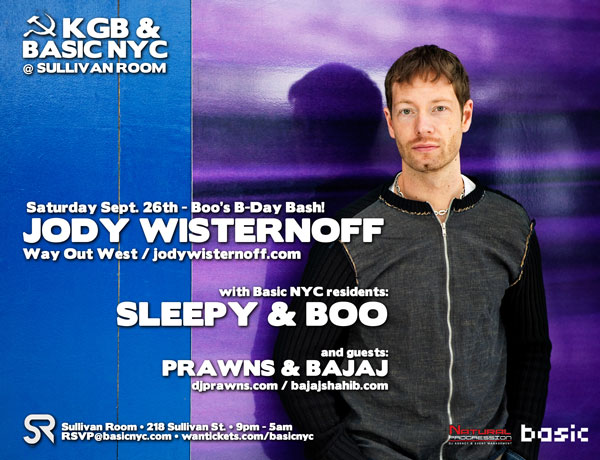 9/26/09 - JODY WISTERNOFF (Way Out West) @ Sullivan Room Jody092609