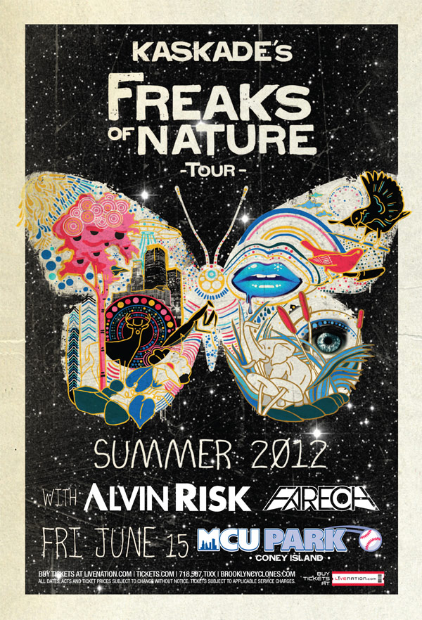 6/15/12 KASKADE - Freaks of Nature Tour @ MCU Park Kaskade061512back