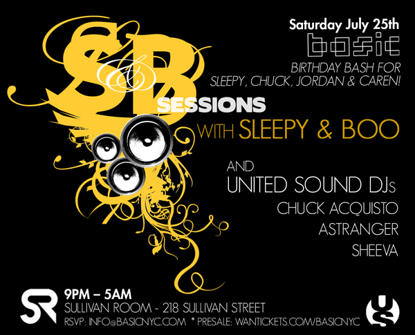 S&B SESSIONS: Sleepy & Boo + more @ Sullivan Rm 7/25 Sbsessions072509