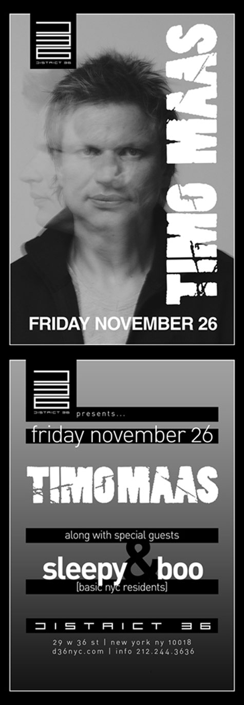 TIMO MAAS Balance 017 Album Tour w/Sleepy & Boo @ DISTRICT 36 - Friday Nov. 26th Timo112610a