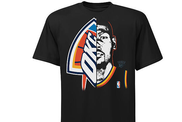 Nueva colección de camisetas lanzada por la NBA Kevin-Durant