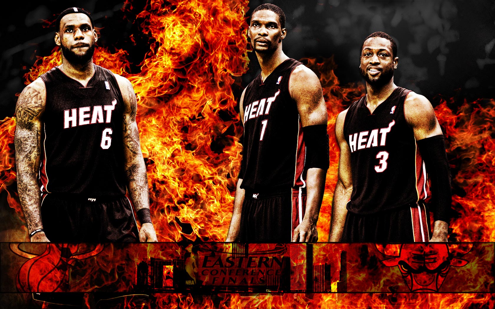 Miami Heat Miami-Heat-2011-NBA-Conference-Finals-Widescreen-Wallpaper