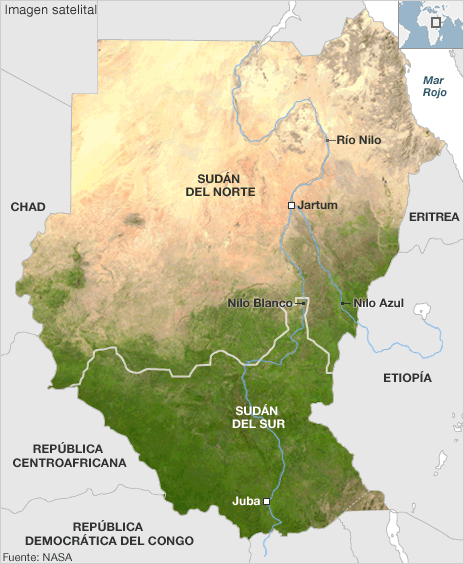 Hoy hay un nuevo pais, Sudan del Sur  Sudan_geography_464