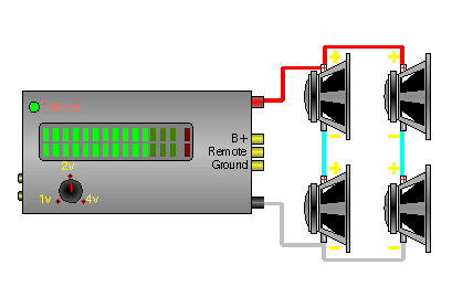 كل الطرق للتوصيل السماعات على مكبرات الصوت Spk4sp4