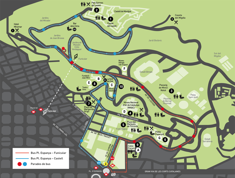 Montjuïc de Nit 2011 - Página 2 Mapa