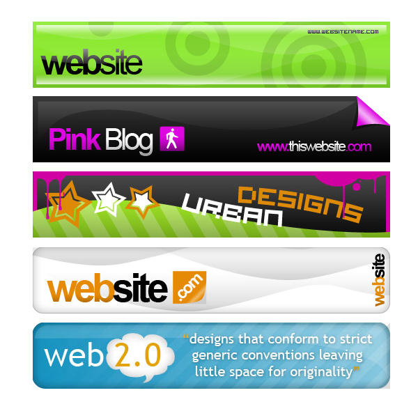 Banner Web Template Gratis - PSD Files  05