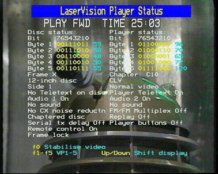 Laserdisc screenshots LVStatusCLV5big