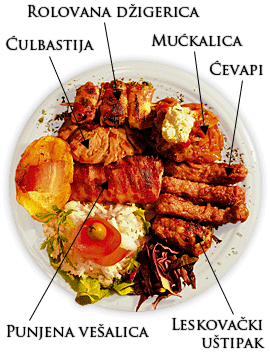 Srpska kuhinja Mesano