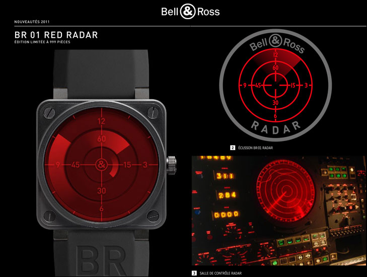  Nouveautés Bell & Ross Baselworld 2011 : BR01 Radar Imageforumbasel2011_redradar1