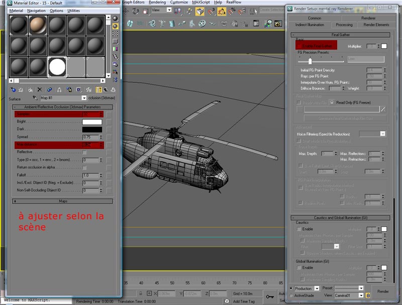 maya - Comment réaliser une passe d'occlusion avec Maya 2009? 4