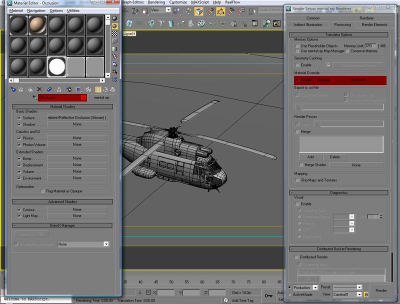 maya - Comment réaliser une passe d'occlusion avec Maya 2009? 5