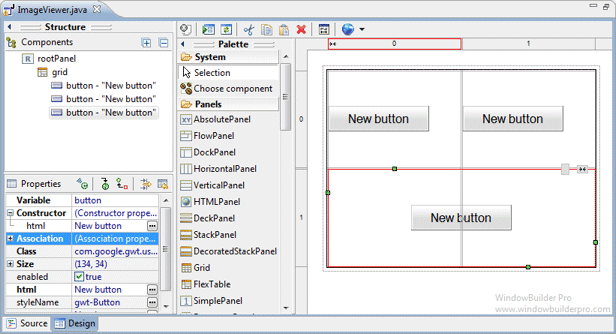 Empat Tool Software Java Gratis Google utk Membuat Aplikasi GWT dan GUI Windows Gwt-designer