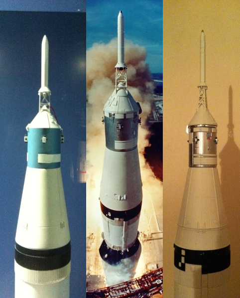 Bandaï Saturn V Apollo 11 & 13 au 1:144, bientôt reproduites Saturn_V