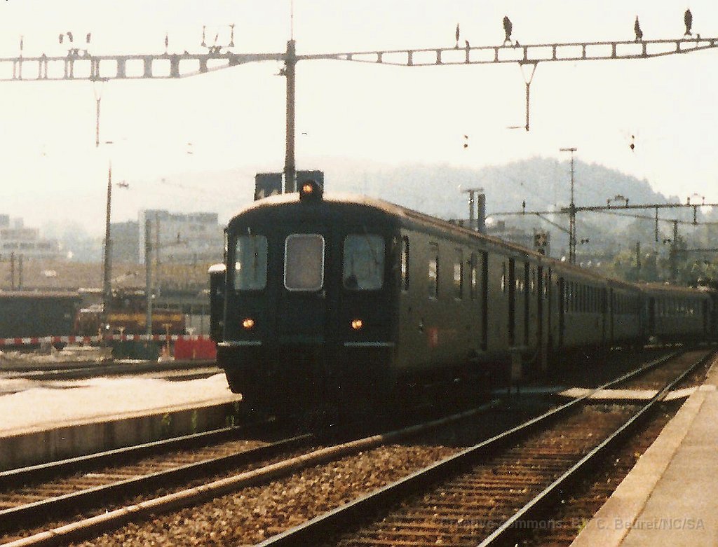 Voiture pilote CFF de construction maison  DZt_Luzern