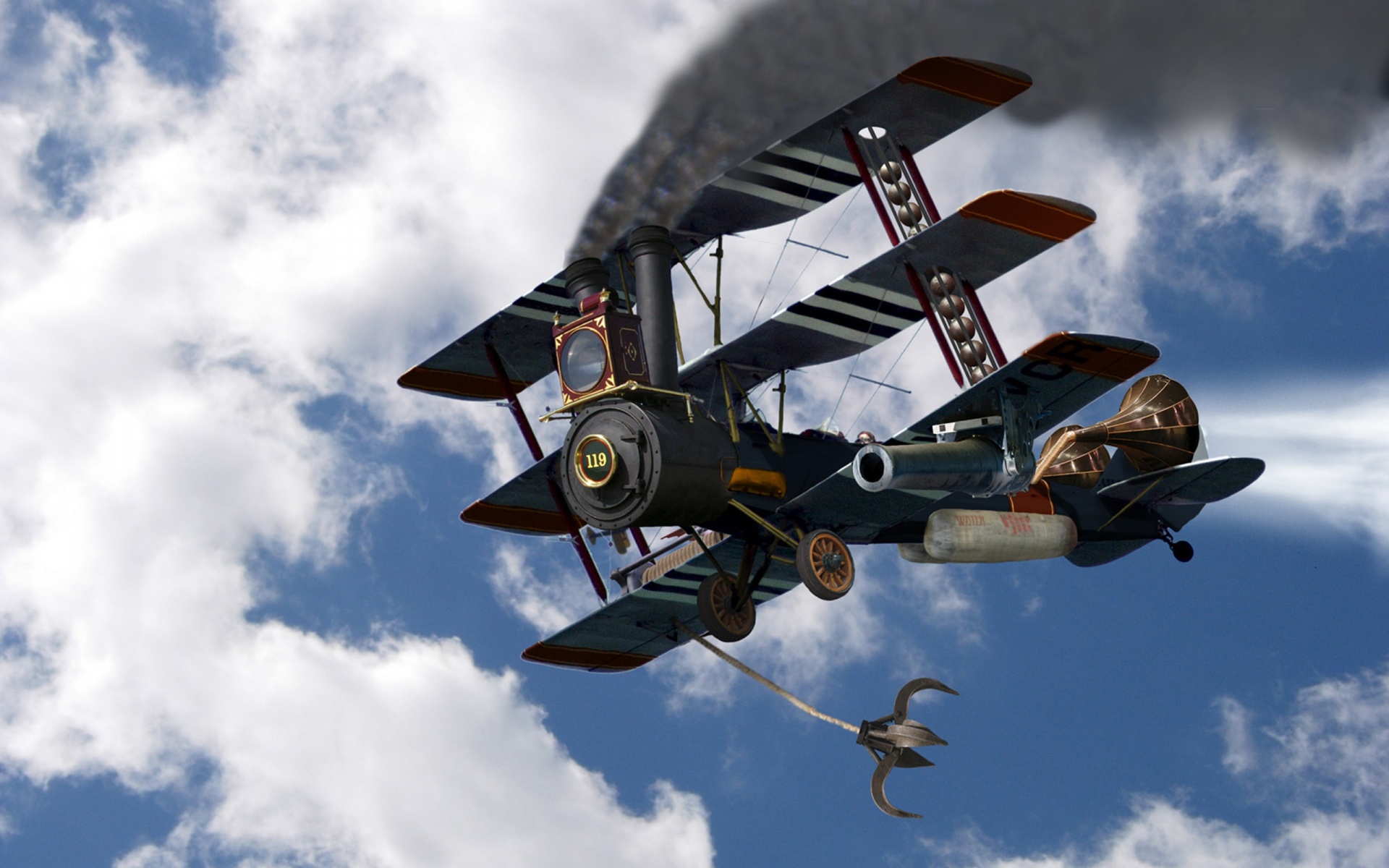 [Code HTML] Steampunk Steampunk_aircraft-1920x1200