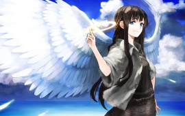 Evangeline  Anime_angel_girl_wings_with_clouds-t2