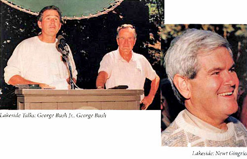 Newt Gingrich dément son appartenance au Bohemian Club. Bush09_06