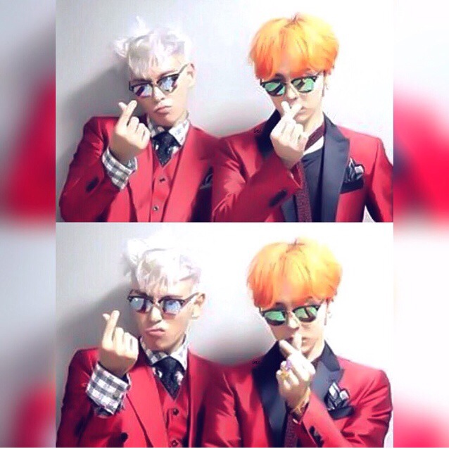 [12/8/15][Pho] Ảnh hậu trường GD&TOP tại buổi ghi hình Inkigayo GDTOP_-_SBS_Inkigayo_-_09aug2015_-_02