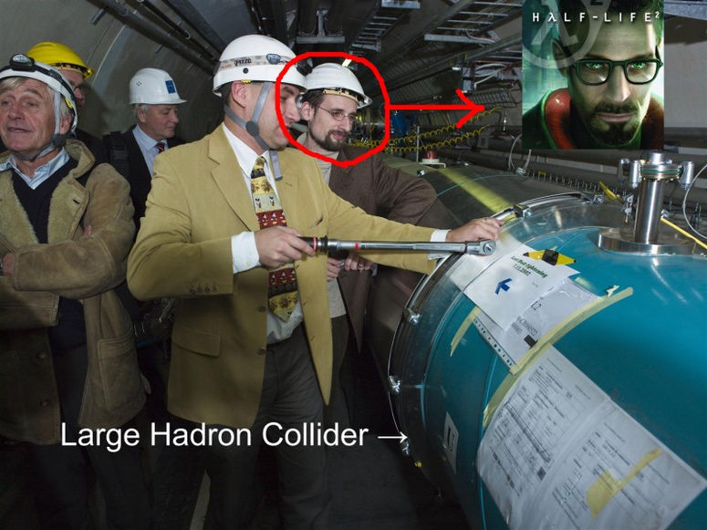 Les scientifiques ont découvert La Force!!… Gordon-freeman-cern