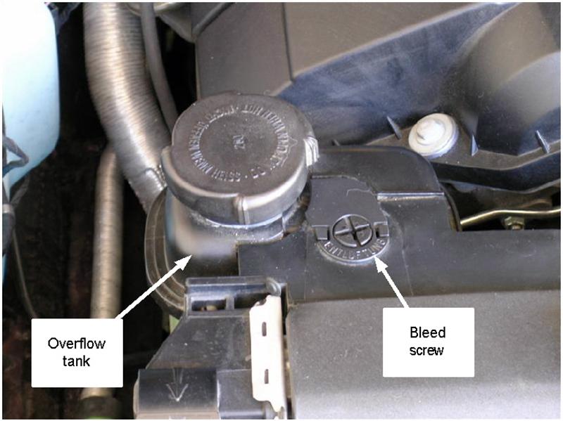 BMW E36 Termostato de eliminación y refrigerante Flush BleedScrewTank