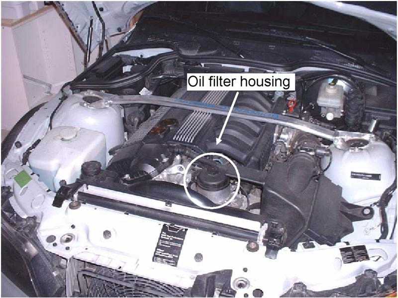 BMW E36 Cambio de Aceite FilterHousing