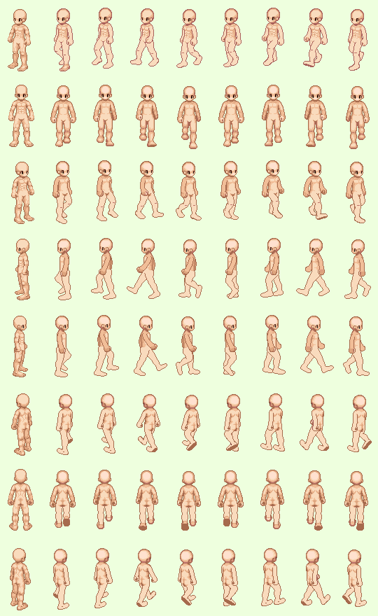 template Sprite RMXP~ 8way_test