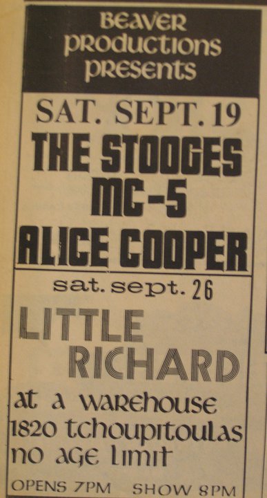 Tracking down the post-Goose Lake Stooges gigs of 1970 70-09-19-26