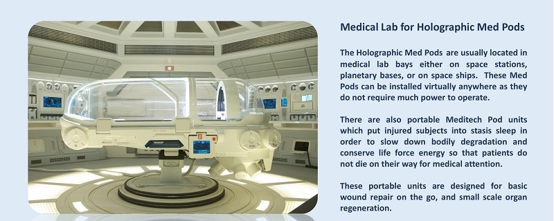 Pods Mjekësore Holografike (Shtretër Med) Med-bed-9
