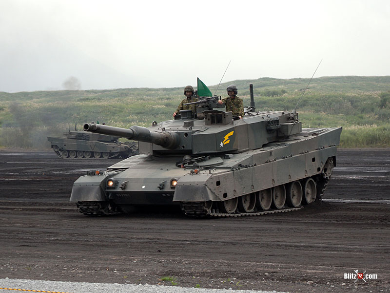 أنظمة التعليق لدبابة المعركة الرئيسة . Type-90-mbt-suspension
