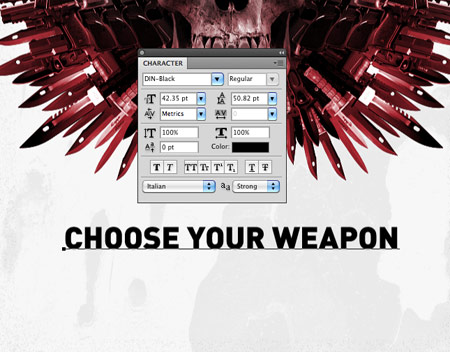 Tutorial - Criando Cartaz Skull 37