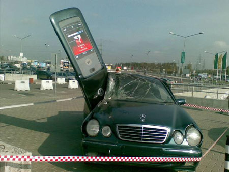 Mercedes accidentées & épaves Razr-crash