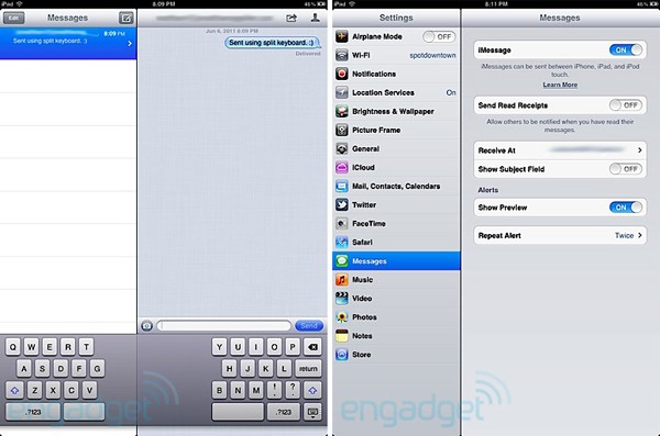 Hands-On - iOS 5 Preview Imessages-side-by-side