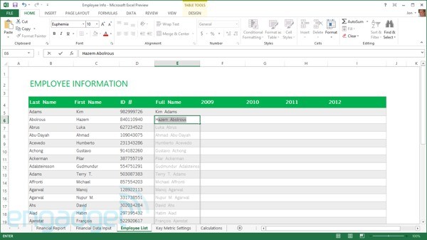  Microsoft Office thế hệ mới trình làng  Excel20flash20fill-1342360479