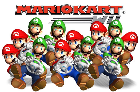 Bowser über Mario Kart Wii Mariokartwii12peopletooomany