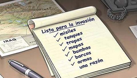 Lista de Bush para la guerra de Iraq Listabush