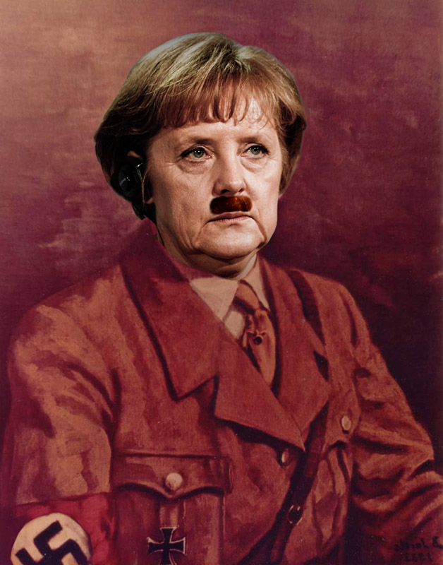 Share the moment  - Page 5 Angela-merkel-hitler