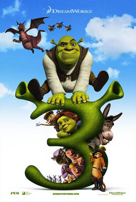 فيلم الانيميشن والمغامرات الرائع متصدر البوكس اوفيس Shrek Forever After 2010 نسخة CAM مترجم 1180937383