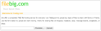 Pagina para alojar imagenes?? Filebigcom