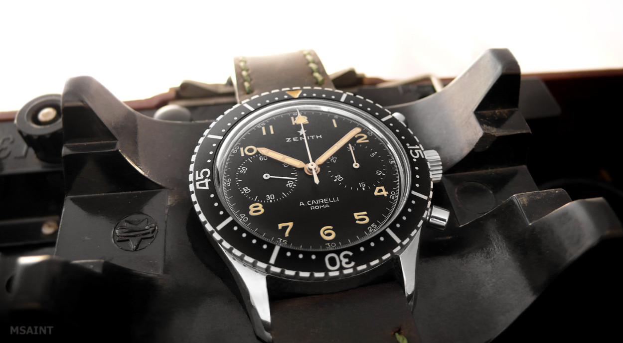 Le chronographe Croton Chronomaster Aviator Sea-diver : la montre à tout faire des années 60-70 ZENITH-CP2-CAIRELLI-SML9s