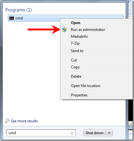 Включване и Изключване на Hibernate функцията(PC) Windows-7-cmd-administrator